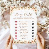 Honing Do List Game | Boho Terracotta Floral Brida