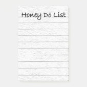 Honing Do List Post-it® Notes (Voorkant)