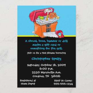 Honing Do Tool Bridal doucheuitnodiging Kaart