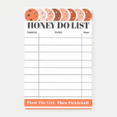 Honing Doe Lijst voor Klussen & Taken Orange Pickl Post-it® Notes (Voorkant)