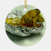 Honing door honingbijen keramisch ornament (Voorkant)