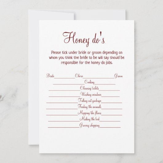 honing dos bruiloft bruid bruidegom onderdeel feestdagenkaart (Voorkant)