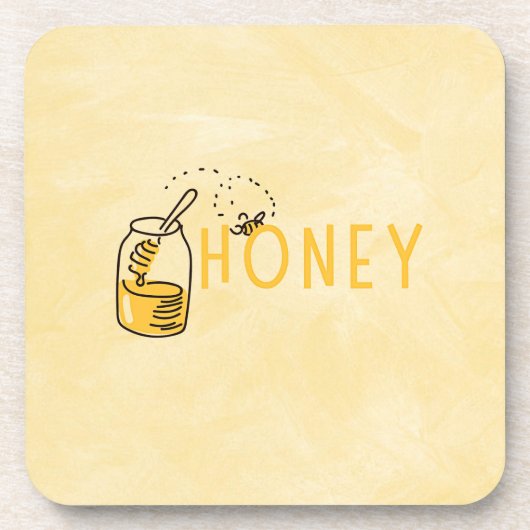 Honing Drank Onderzetter (Voorkant)