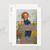 Honing en amandelpuinhoop briefkaart (Voorkant / Achterkant)