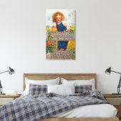 Honing en amandelpuinhoop canvas afdruk (Insitu (Slaapkamer))