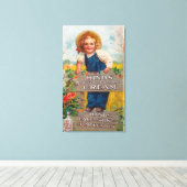 Honing en amandelpuinhoop canvas afdruk (Insitu (Houten vloer))