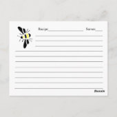 Honing- en bijenkaart briefkaart (Achterkant)