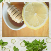 Honing en Lemon Kitchen Towel Theedoek (Gevouwen)