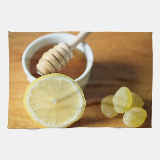 Honing en Lemon Kitchen Towel Theedoek (Horizontaal)