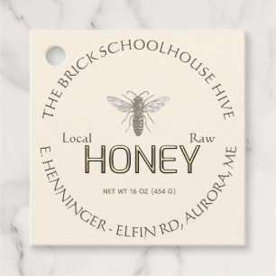 Honing en Voeding Feiten Label Ivoor Queen Bee