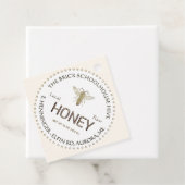 Honing en voeding Goud op ivoor Label (In situ)