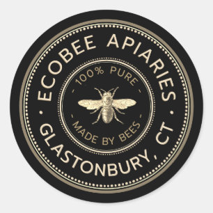 Honing Frans Bijen Promotie Apiary Sticker