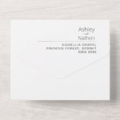 Honing Geel Roze Bloemboog Zomer All In One Uitnodiging (Achterkant)