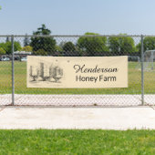 Honing Hive en Bee Business Banner (Insitu)