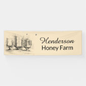 Honing Hive en Bee Business Banner (Horizontaal)