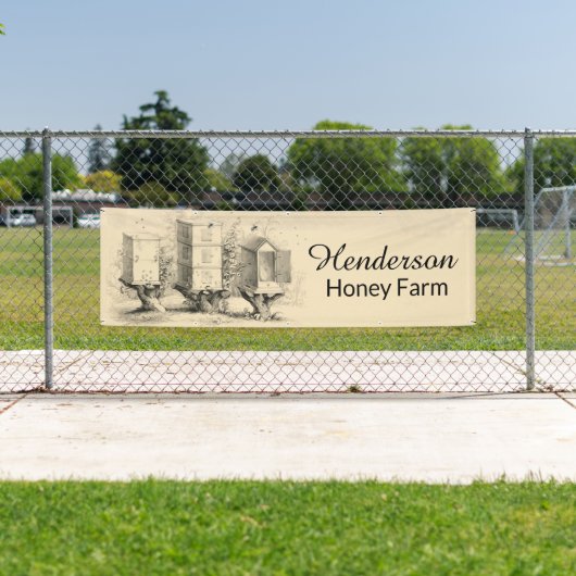 Honing Hive en Bee Business Banner (Insitu)