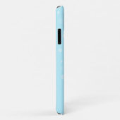 Honing hommel op zwart en lichtblauw Case-Mate iPhone case (Achterkant/rechts)
