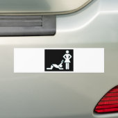 honing Im thuis Bumpersticker (Op auto)
