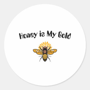 Honing is mijn goud ronde sticker