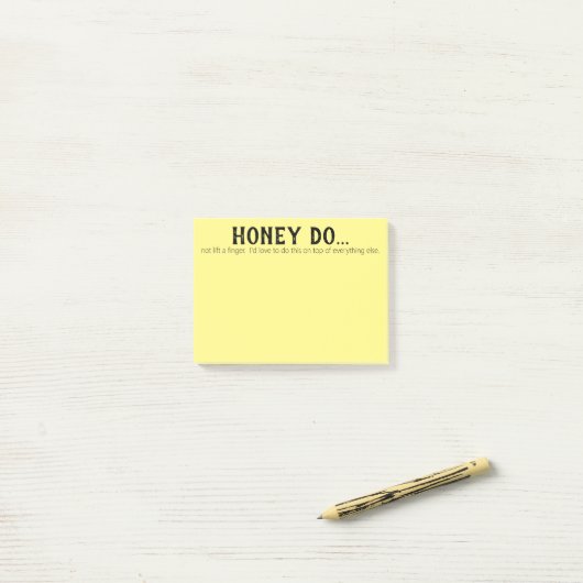 Honing is passief agressief post-it® notes (Op bureau)