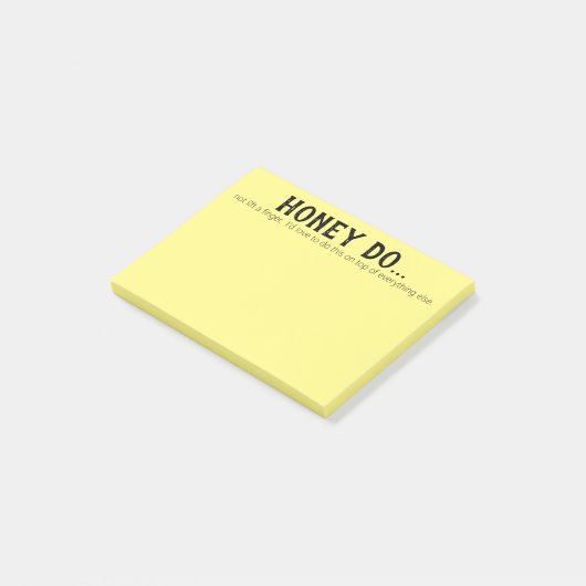 Honing is passief agressief post-it® notes (Schuin)