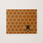 Honing kam en bij legpuzzel (Horizontaal)