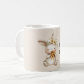 Honing Konijn Bloemen Koffiemok (Voorkant links)