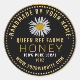 Honing label Black Gold | Wilde bloemen