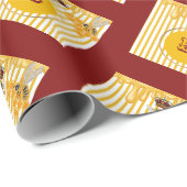 Honing Label Letter Aanpassen Cadeaupapier (Rol Hoek)