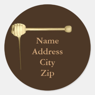 Honing Label Ronde Sticker