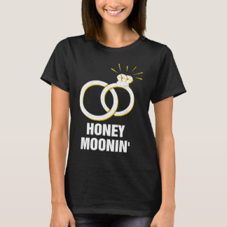 Honing Manen Bruiloft Bruidsmeisjes Jonggehuwd Bru T-shirt