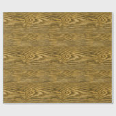 Honing met houtextuur cadeaupapier (Vlak)