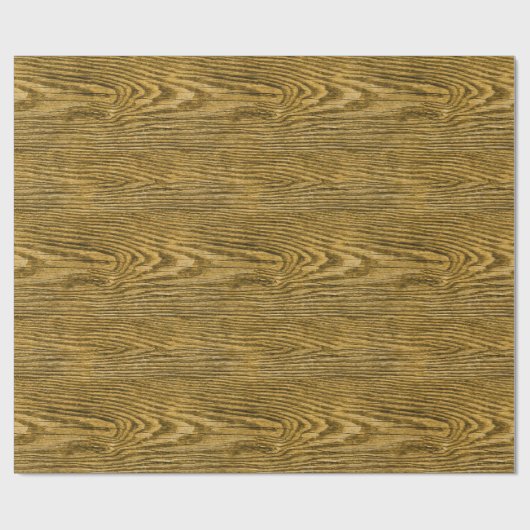 Honing met houtextuur cadeaupapier (Vlak)