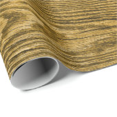 Honing met houtextuur cadeaupapier (Rol Hoek)