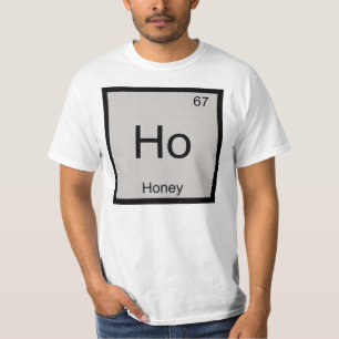 Honing Naam Chemie Element Periodiek Systeem T-shirt