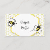 Honing of hommel bijen loterij ticket of insert ka informatiekaartje (Achterkant)