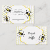 Honing of hommel bijen loterij ticket of insert ka informatiekaartje (Voorkant / Achterkant)