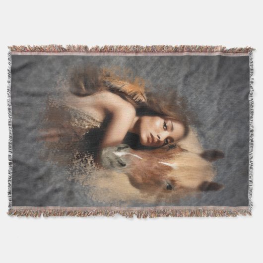 Honing op grijs - Blanket / wandbekleding Deken (Voorkant)
