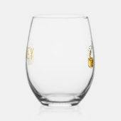 Honing Steelvrije Wijn Glas (Links)