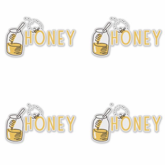 Honing Sticker (Voorkant)