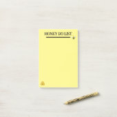 Honing Taak Bijen Thema Notities Post-it® Notes (Op bureau)