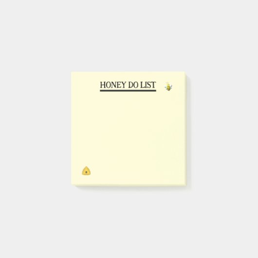 Honing Takenlijst Bij Thema Notities Post-it® Notes (Voorkant)