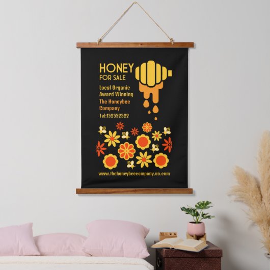 Honing te koop hangend wandkleed (Slaapkamer)