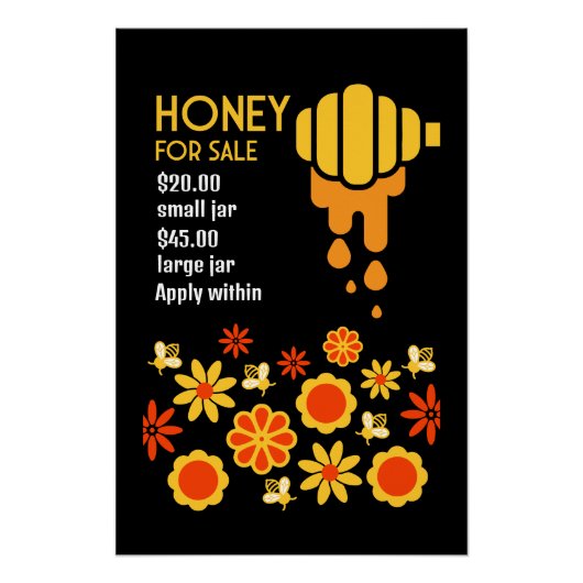 Honing te koop perfect poster (Voorkant)