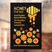 Honing te koop raamsticker (Vel 2)