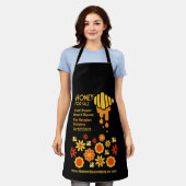 Honing te koop schort (Gedragen)