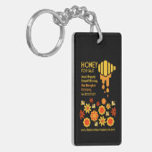 Honing te koop sleutelhanger (Voorkant Links)