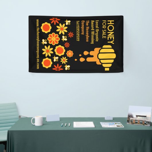 Honing te koop spandoek (Beurs)