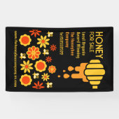 Honing te koop spandoek (Horizontaal)