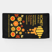 Honing te koop spandoek (Horizontaal)